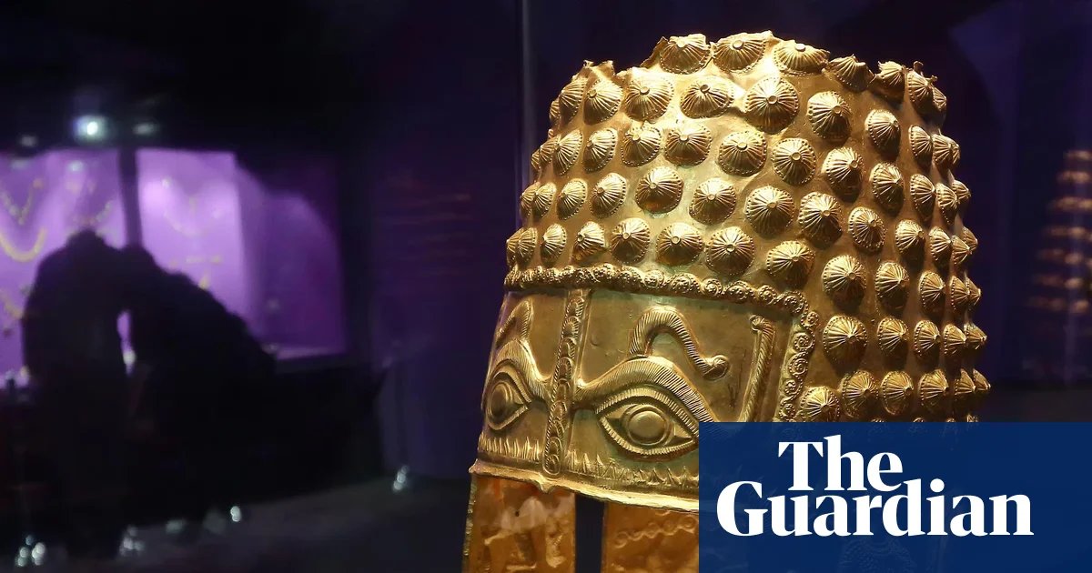 ‘A wow moment’: stolen 2,500-year-old Romanian gold helmet has been found | Art theft