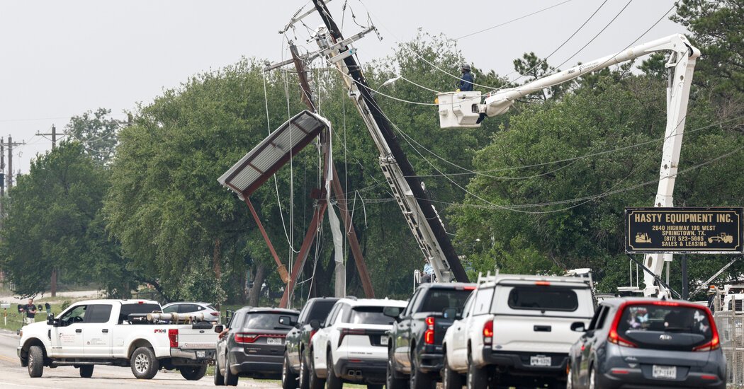 Tornado in North Texas Destroys Several Buildings