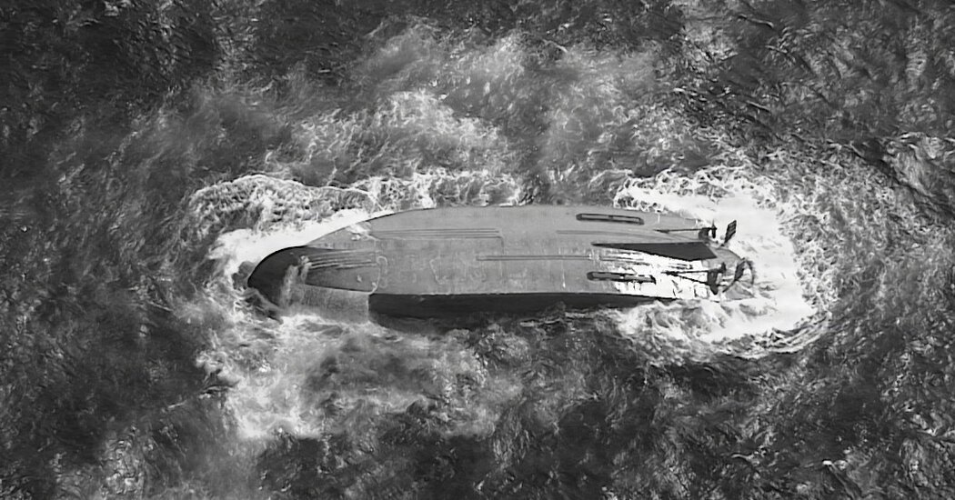 Coast Guard Calls Off Search for Crew of Capsized Cargo Ship