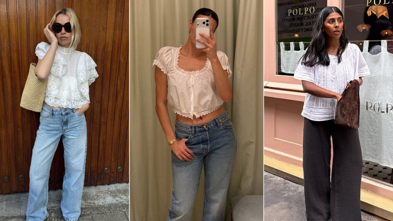 Grab Your Basket Bags! Peasant Tops Are Back for Spring 2026