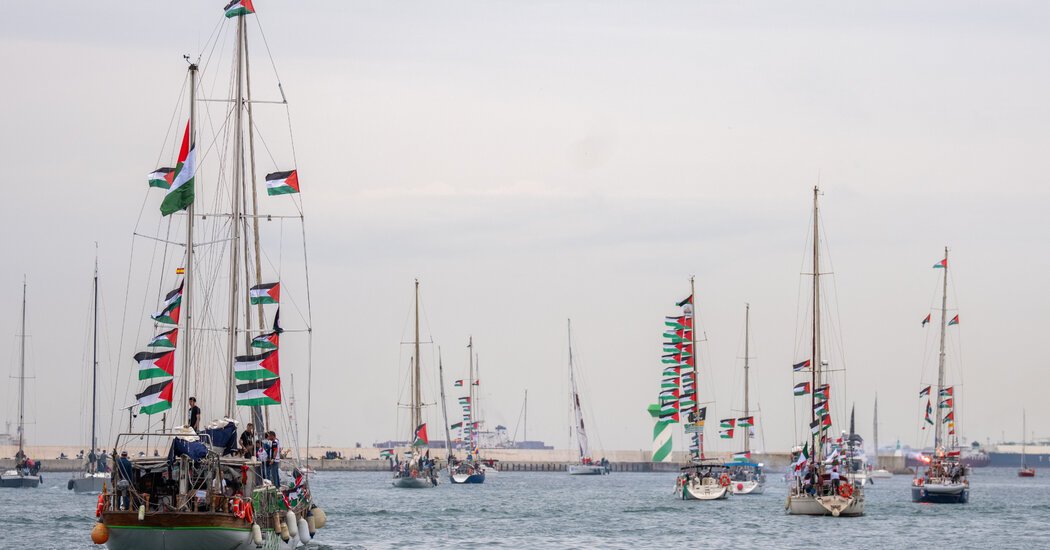 Israel Intercepts Aid Flotilla Heading to Breach Naval Blockade of Gaza