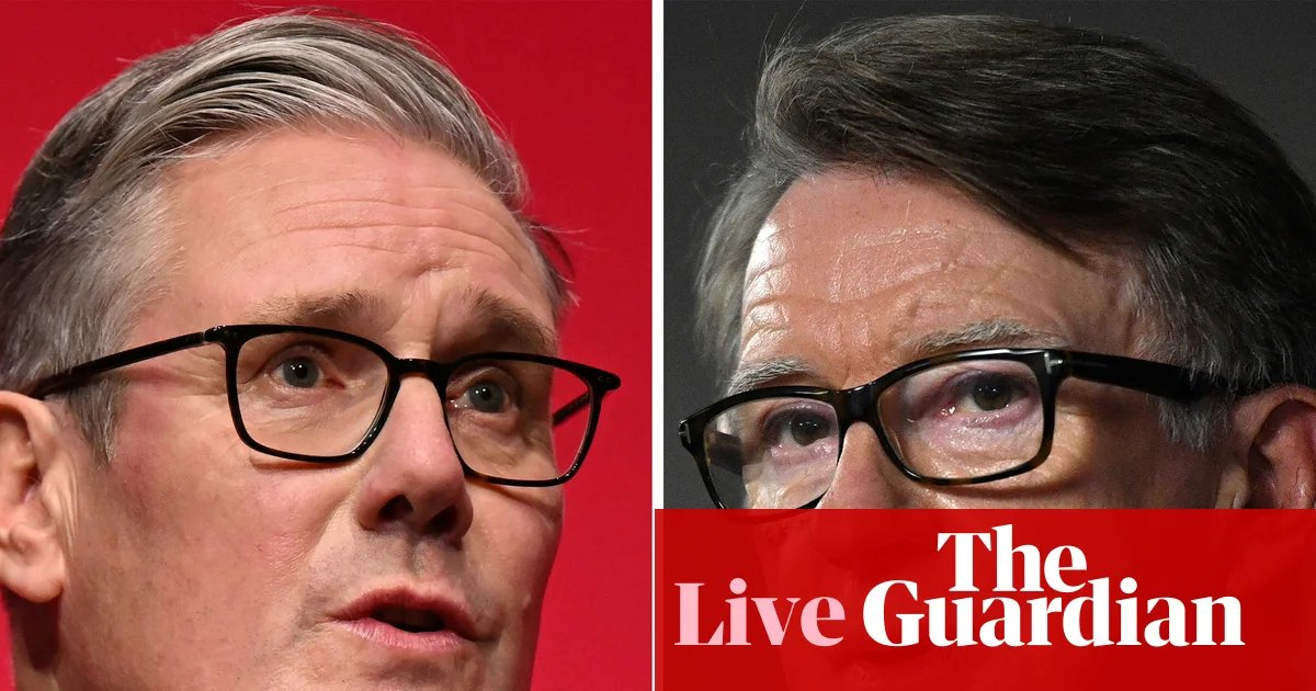 Starmer could have been told about Mandelson’s vetting failure, claims No 10 with release of briefing paper – UK politics live | Politics