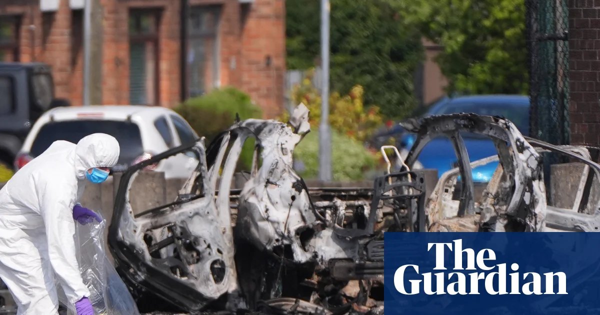 New IRA suspected over car explosion outside Belfast police station | Northern Ireland