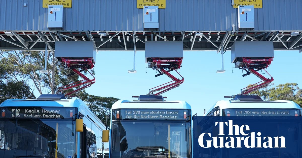 NSW electric buses, trains and light rail services to run entirely on renewable energy from 2027 in $1.9bn deal | New South Wales