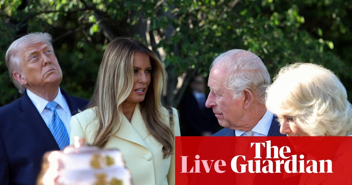 King to meet Trump off-camera amid clash fears before Charles’ Congress speech – US politics live | US news