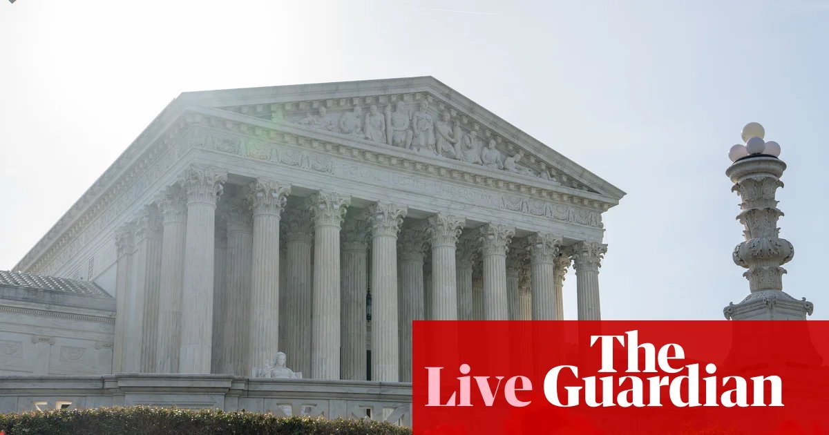 Trump to attend supreme court arguments on landmark birthright citizenship case – US politics live | US supreme court