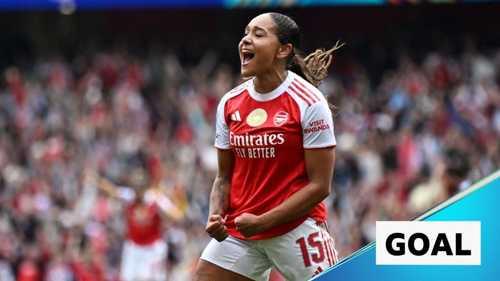 Women’s Champions League: Olivia Smith capitalises on defensive mix-up from Lyon