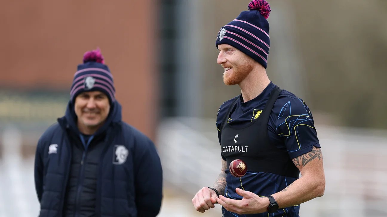 England captain Ben Stokes ‘got lucky’ with facial injury as he targets Durham comeback in May