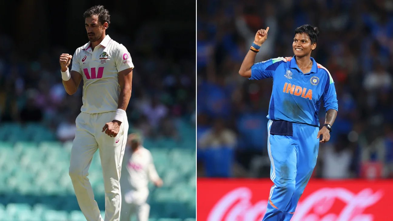 Wisden 2026 – Mitchell Starc, Deepti Sharma named as Leading Cricketers in the World