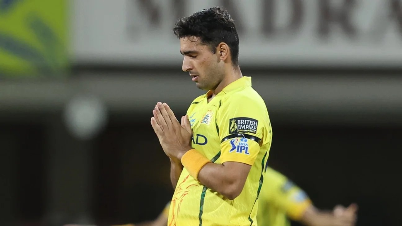 IPL 2026 – CSK vs RR – Anshul Kamboj level with Prasidh Krishna at the top of Purple Cap table