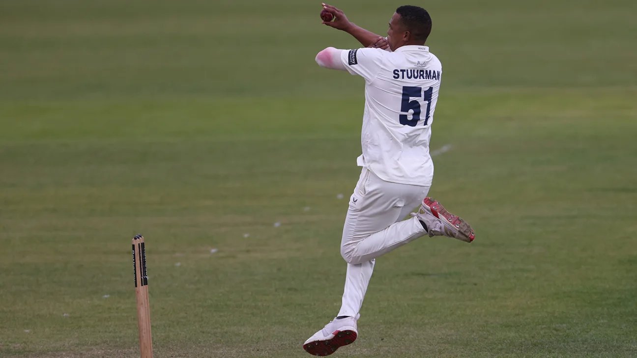 South Africa seamer Stuurman leaves Kent early due to injury