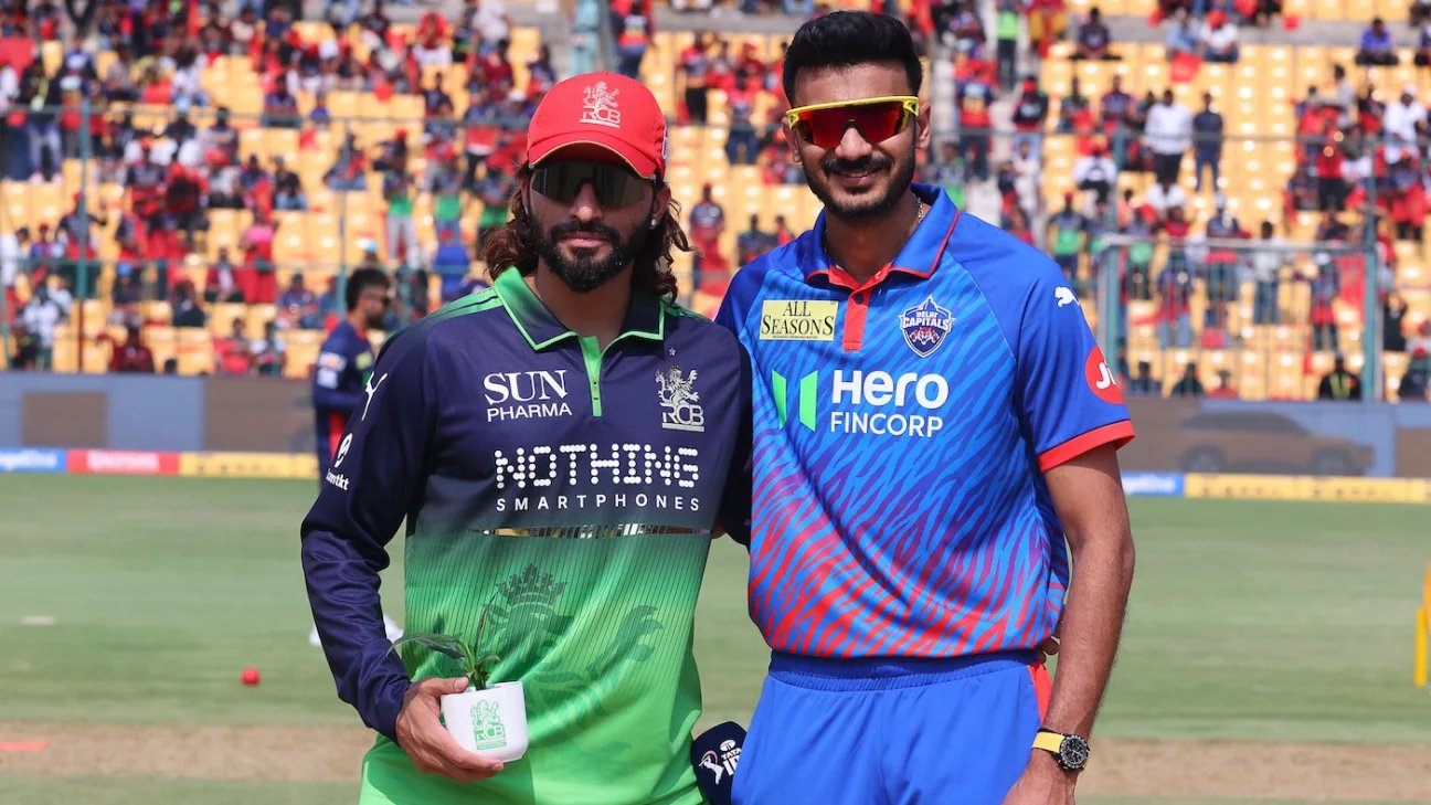 IPL 2026 – RCB vs DC – Both teams unchanged as Delhi Capitals choose to bowl