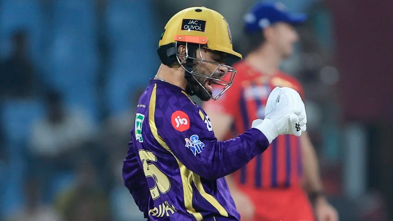 IPL 2026, LSG vs KKR 38th Match Match Report, April 26, 2026