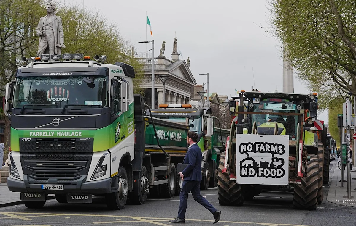 Irish fuel protests enter fourth day as government seeks to head off shortages, open blocked roads