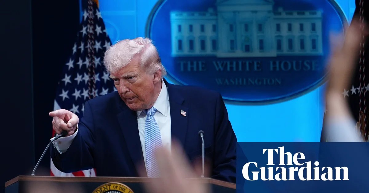 Trump threatens to jail journalist in bid to find source behind report of missing airman in Iran | Donald Trump