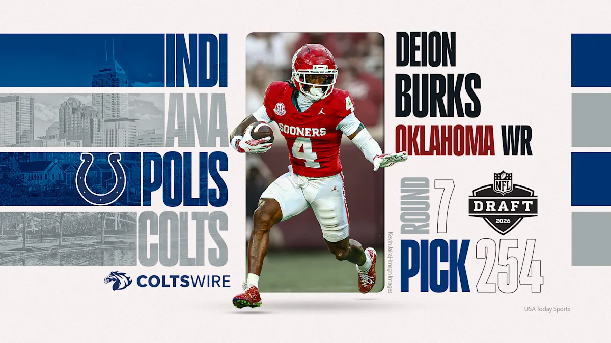 Colts’ scout evaluates WR Deion Burks pick in 2026 NFL draft