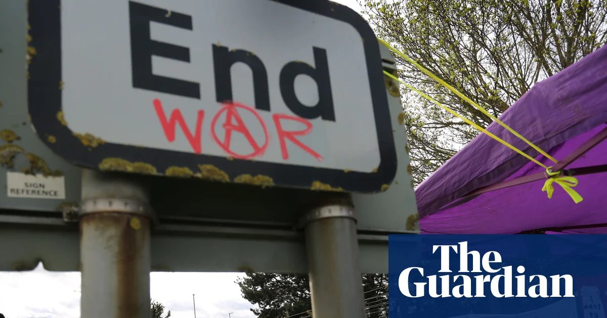 Seven arrested over alleged support for Palestine Action at RAF Lakenheath protest | UK news