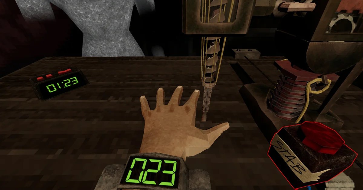 500 FINGER FILLET is a knife game take on Buckshot Roulette where you must stab your hand 500 times