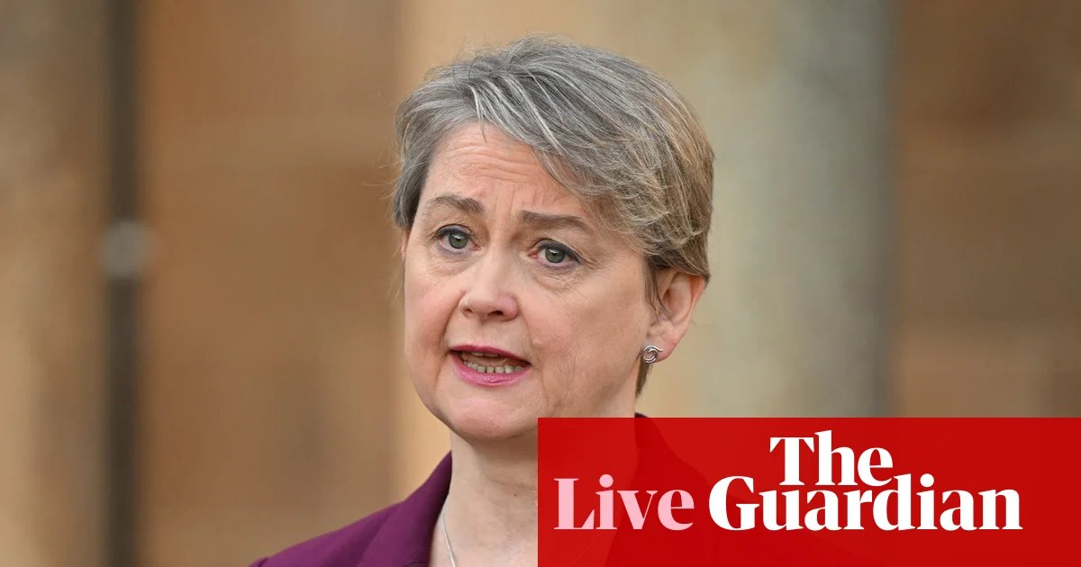 Iran cannot ‘hijack’ strait of Hormuz with shipping tolls, says Yvette Cooper – UK politics live | Politics
