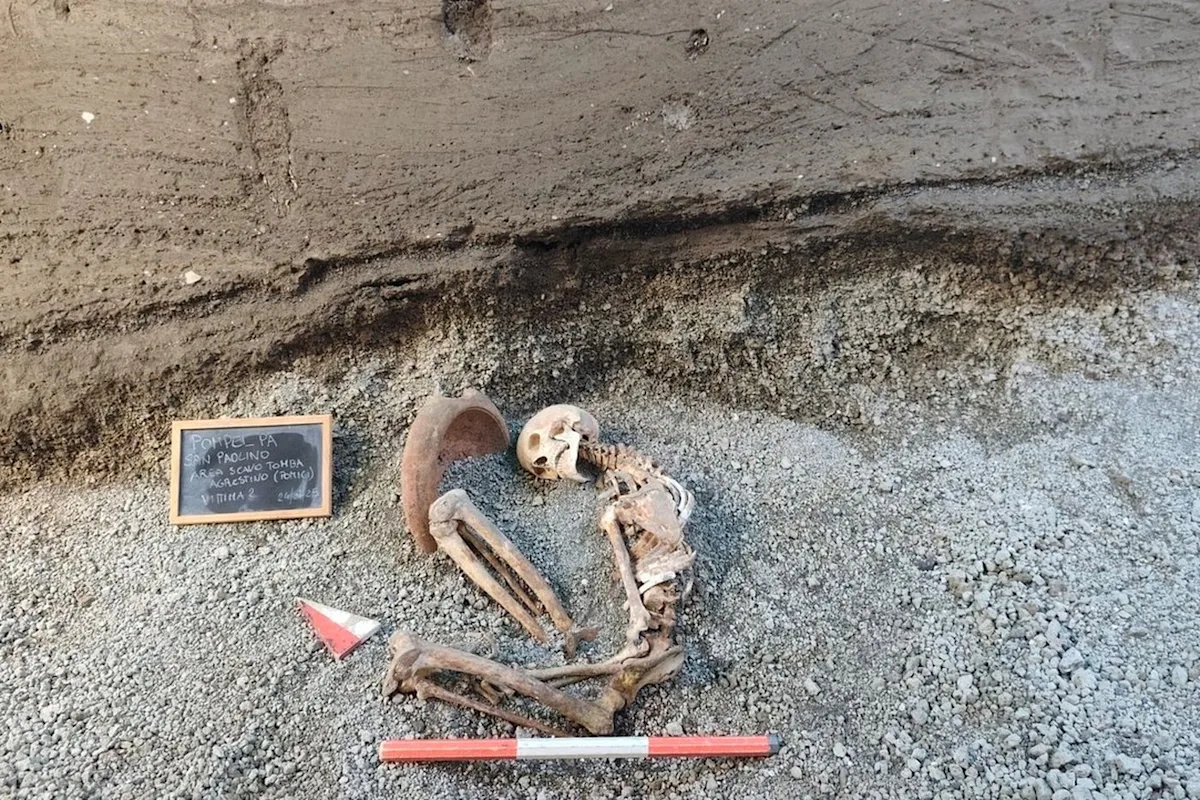 Archaeologists at Pompeii use AI to reconstruct the face of one of the victims of volcano’s eruption