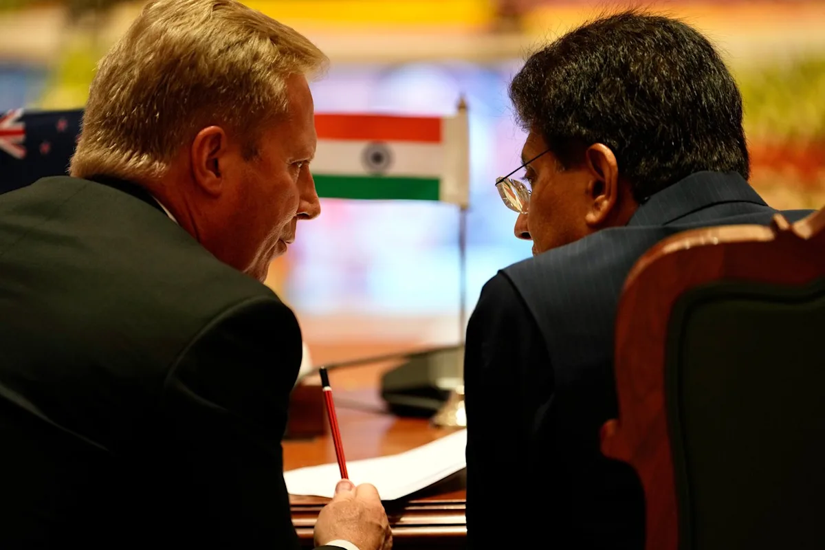 India and New Zealand sign a free trade agreement to deepen economic ties