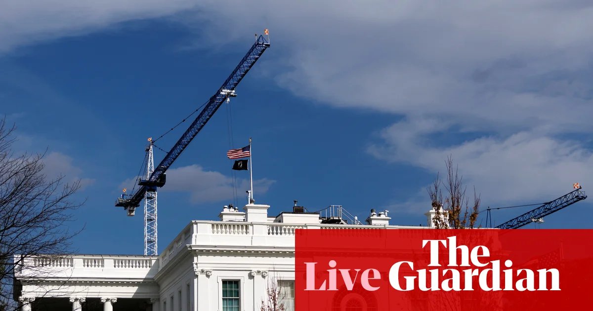 Trump’s White House ballroom project faces panel vote after judge ordered halt – US politics live | US politics