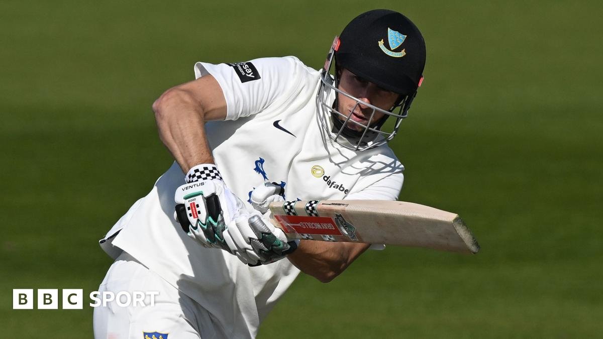 County Championship: John Simpson hits unbeaten century for Sussex against Yorkshire