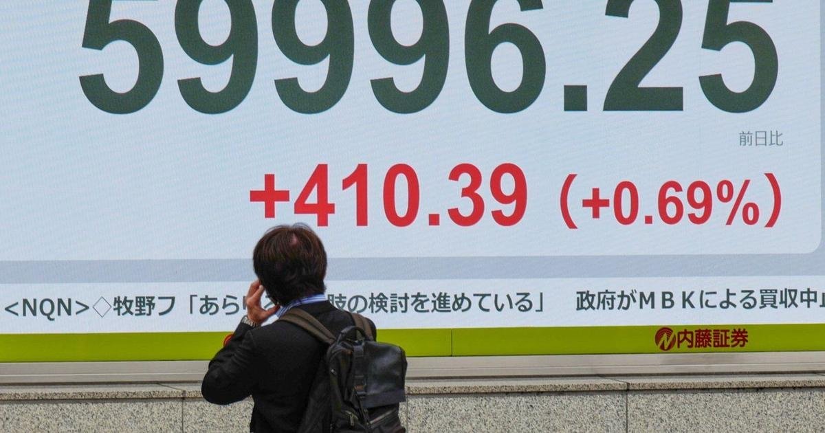Asian stocks retreat and oil tops $100 despite fresh records on Wall St
