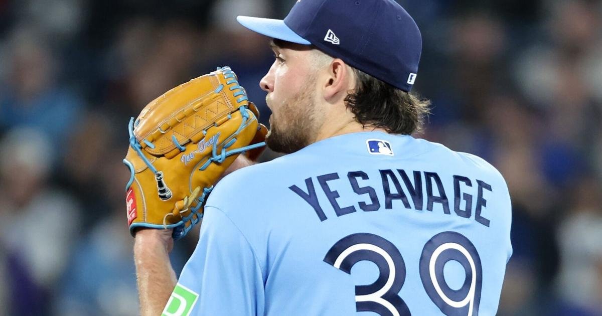 Blue Jays' Trey Yesavage isn't overpowering in his first start of the season, but he is over the moon