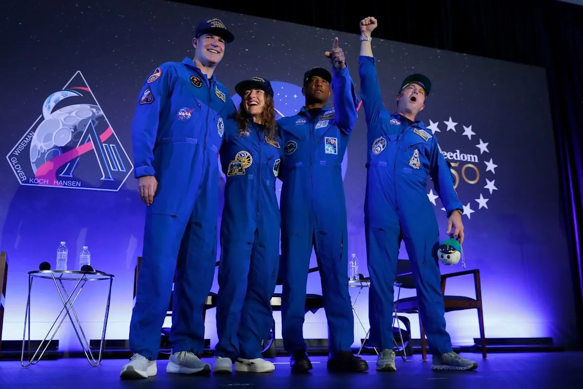 Canadian astronaut Jeremy Hansen and NASA crewmates reflect on historic lunar mission