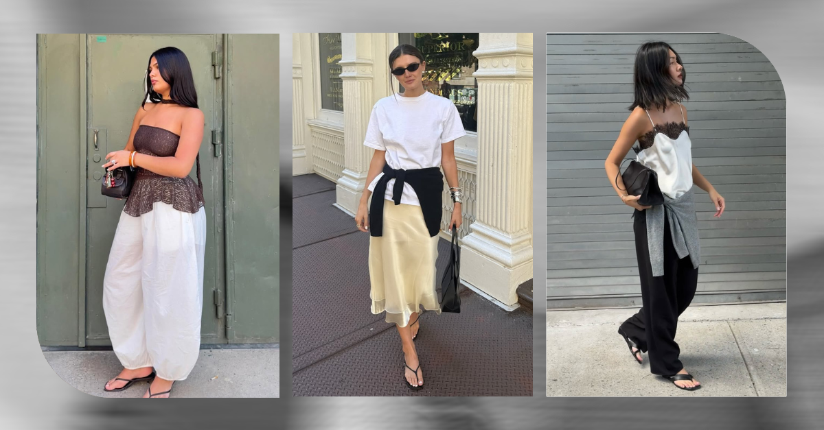 6 Elegant Flip-Flop Outfits to Wear This Summer