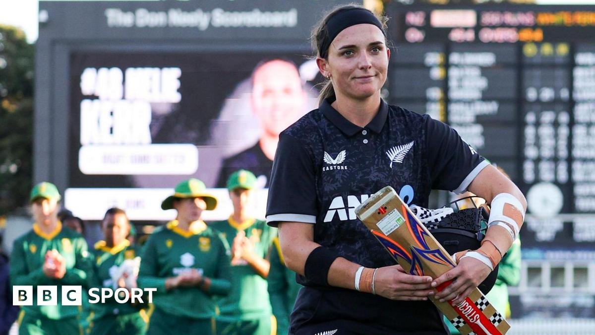 New Zealand’s Amelia Kerr hits 179 not out against South Africa in record women’s ODI chase