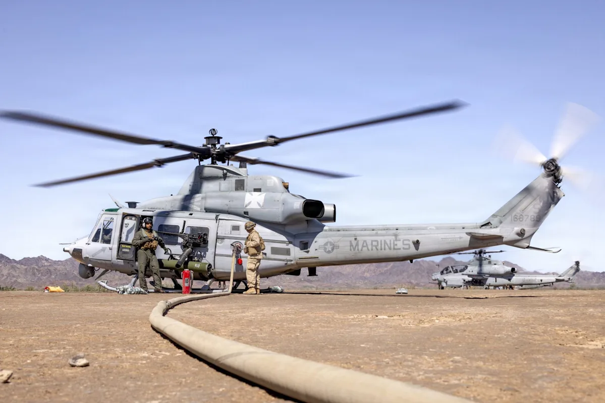 The U.S. military set up an improvised airfield deep inside Iran to rescue the F-15 airman. Marines just practiced building one in the desert