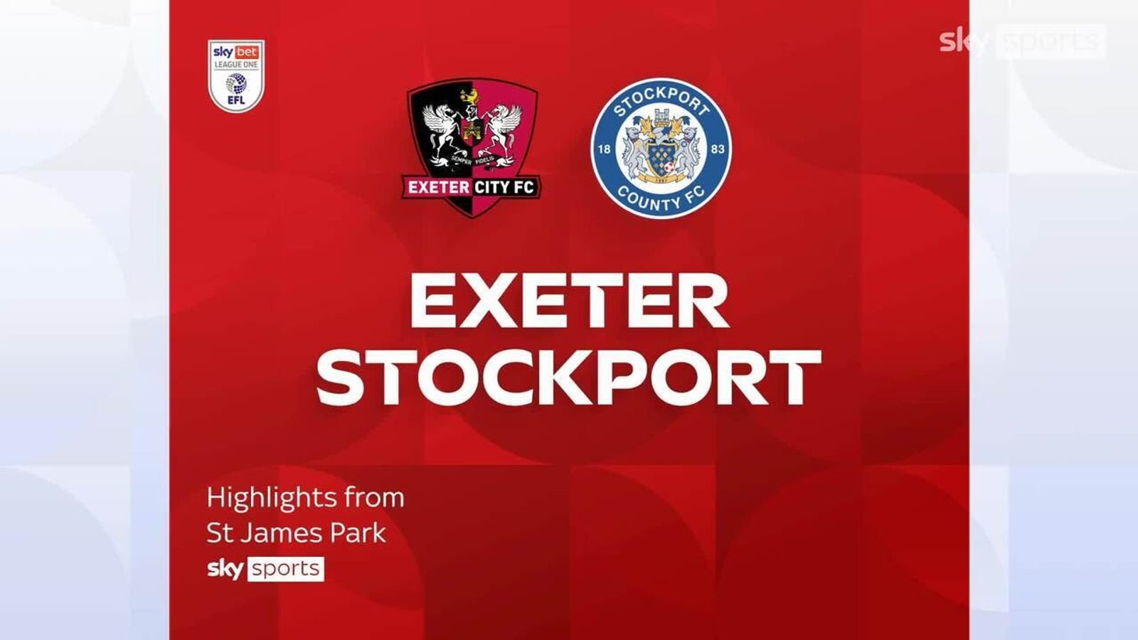 Exeter 3-3 Stockport