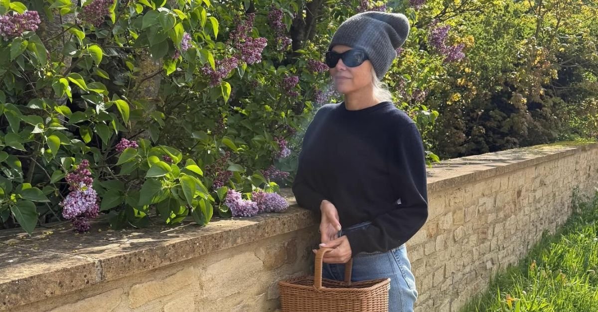 Pamela Anderson Styled Her Spring Knit With the Chicest Jeans Trend