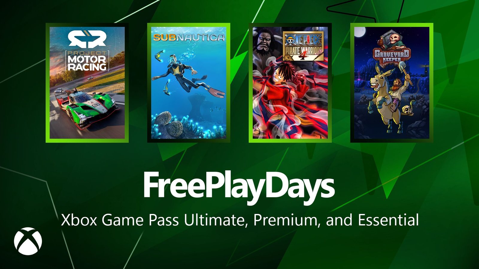 Free Play Days – Subnautica, One Piece: Pirate Warriors 4, Project Motor Racing and Graveyard Keeper