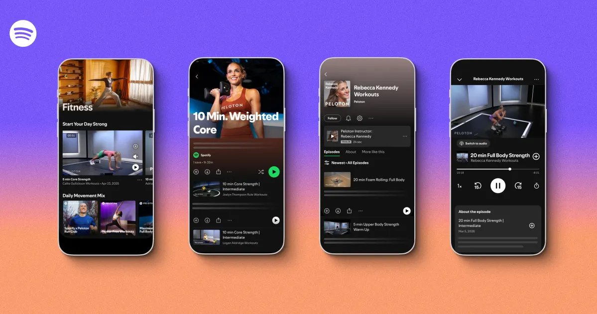 Spotify is partnering with Peloton for guided workouts