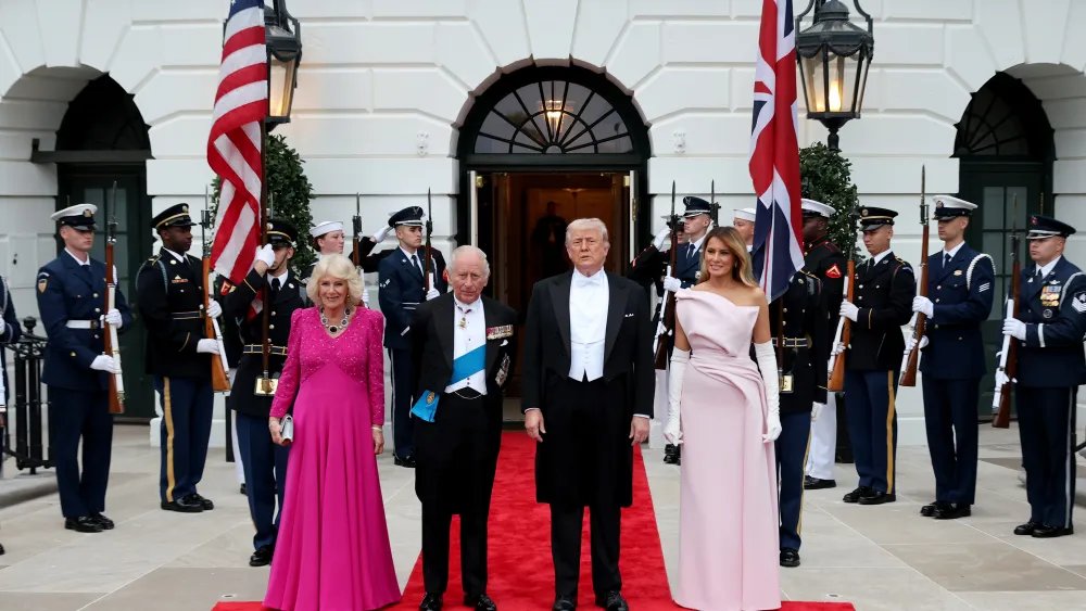 Melania Trump Wears Christian Dior Haute Couture for State Dinner