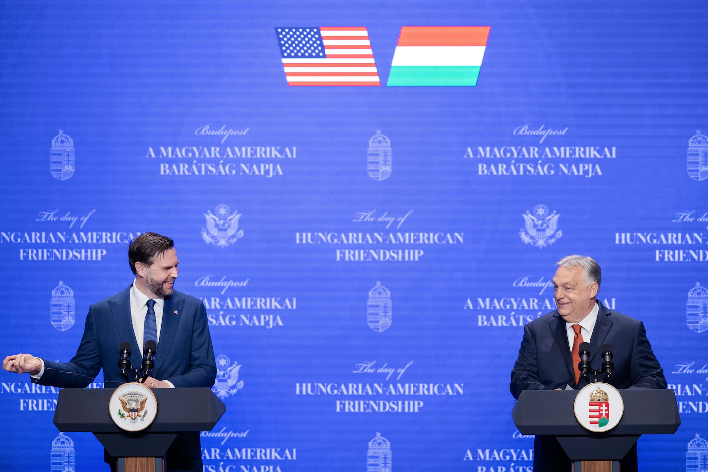 JD Vance campaigns for far-right nationalist Viktor Orban in Hungary