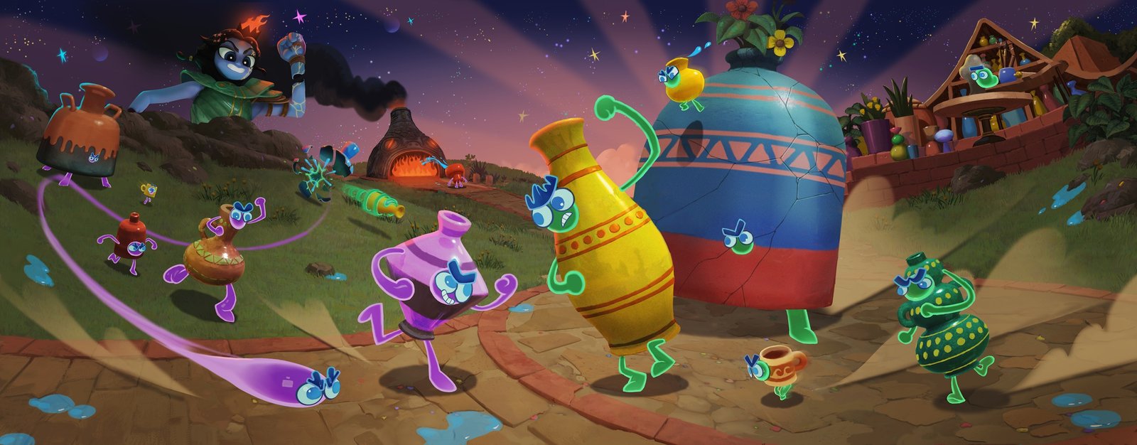 Double Fine Productions and its new pottery-inspired game Kiln don’t just break the mold – they smash it to pieces