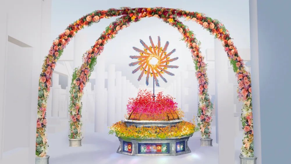 Valentino Blossoms at Macy’s Flower Show