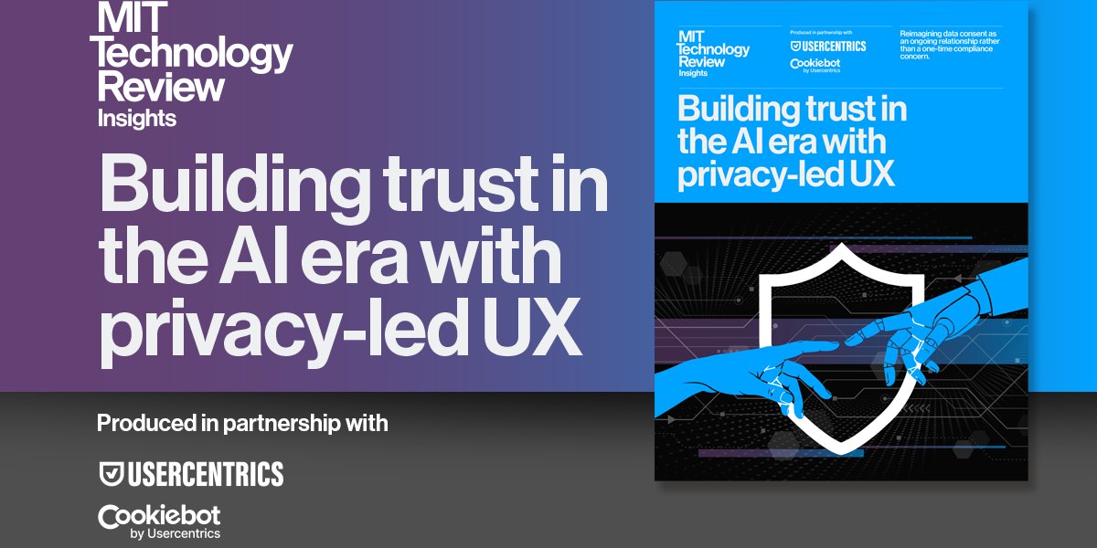 Building trust in the AI era with privacy-led UX