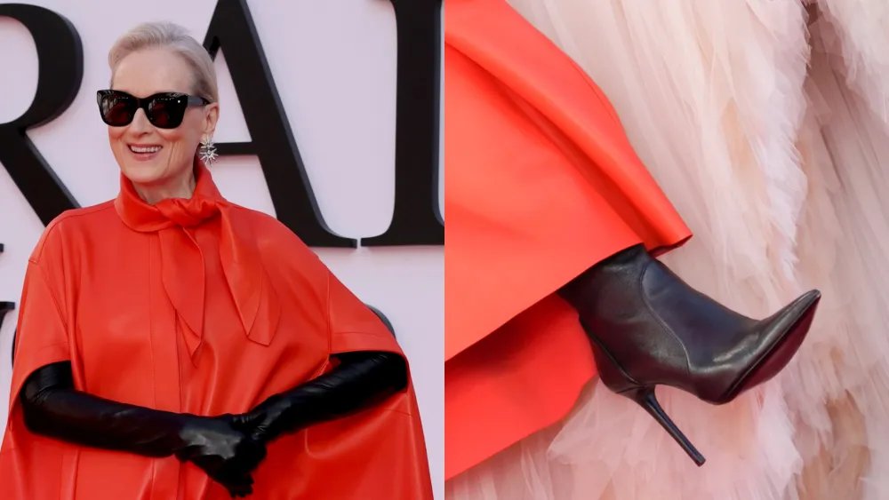 Meryl Streep Dons Sharp Black Boots for ‘Devil Wears Prada 2’ Premiere