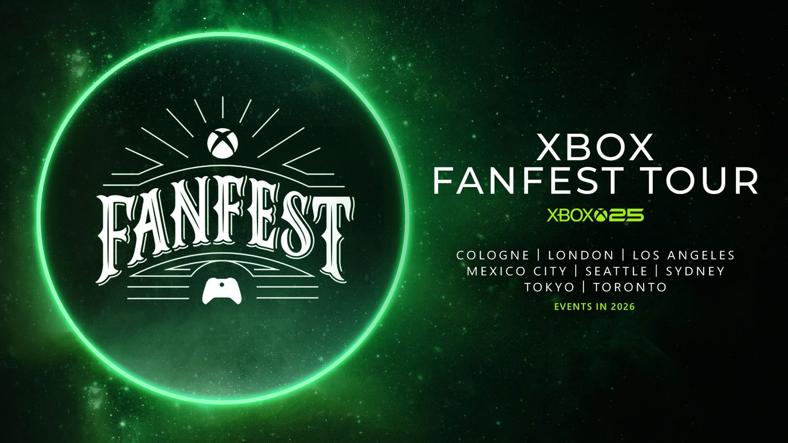 Xbox FanFest: Going on Tour for a 25th Anniversary Celebration