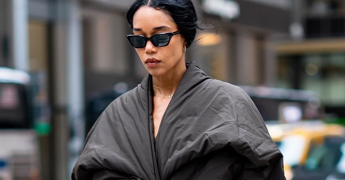 Laura Harrier Made Barrel Jeans Look 2026 With This Shoe Color