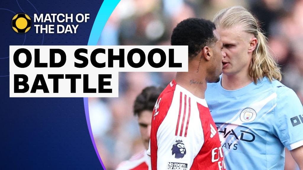 Match of the Day analysis: Erling Haaland and Gabriel’s ‘old school battle’ in Manchester City’s victory against Arsenal