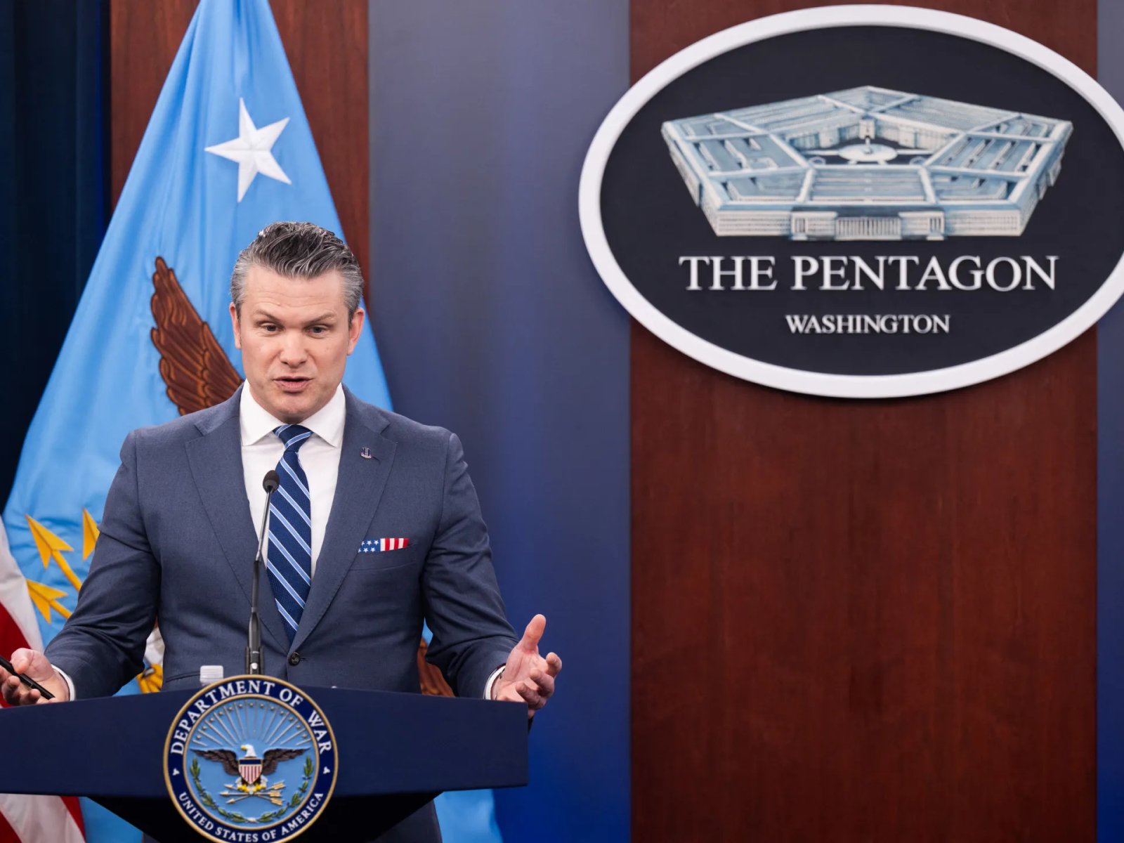 Hegseth says US blockade to continue, ready for new attacks on Iran energy | Donald Trump News