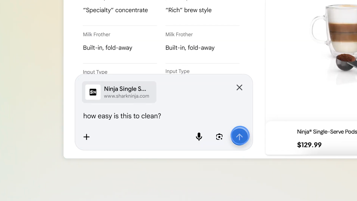 Google Chrome makes it easier to wrangle different tabs in AI Mode