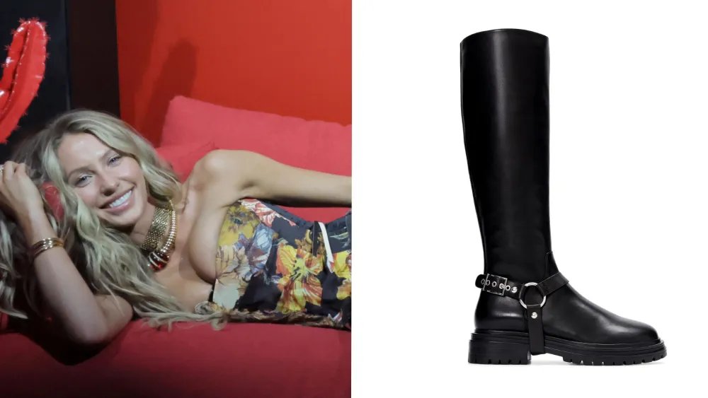 Alix Earle Joins Coachella’s Black Knee-high Boot Trend