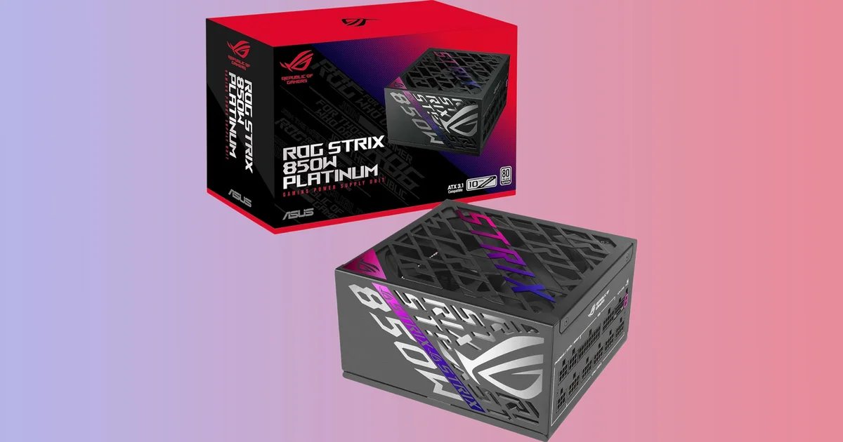 This beefy 850W Asus ROG Strix 80+ Platinum PSU is a third off from Amazon